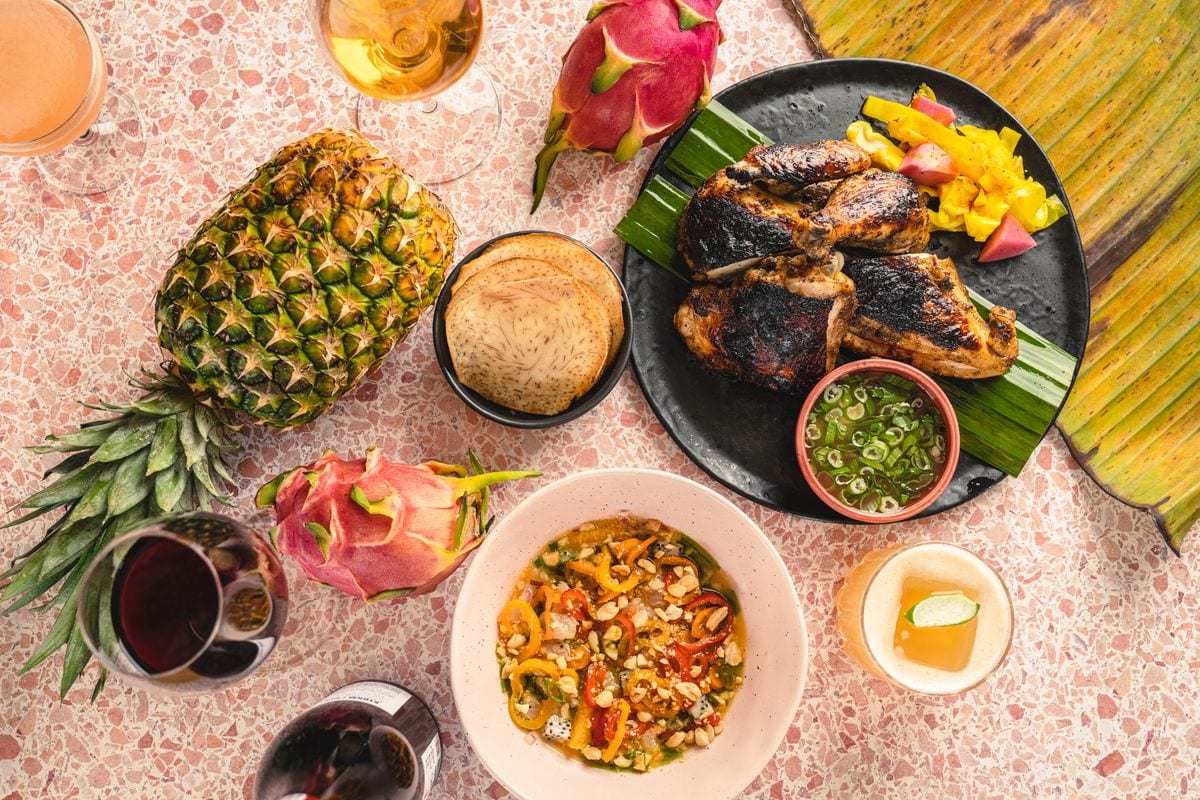 A dish at Canje, the Caribbean restaurant in East Austin