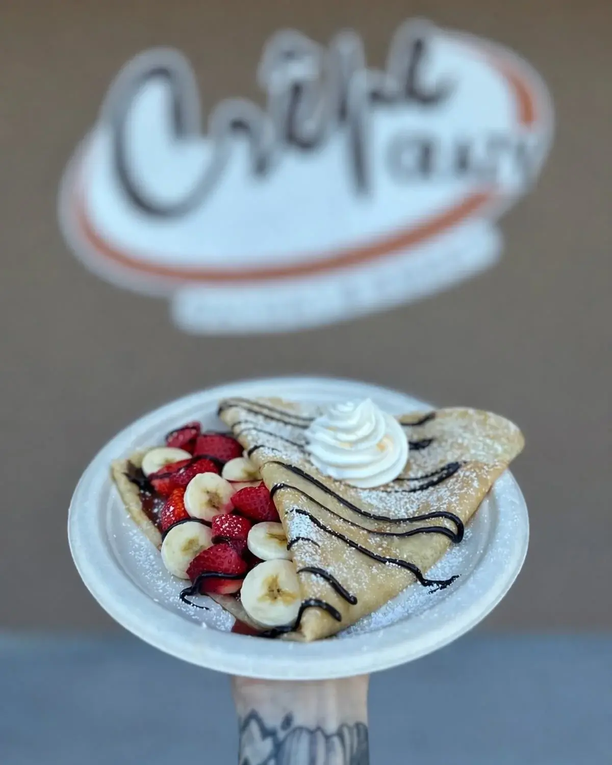 Restaurant or food photograph published by Crêpe Crazy