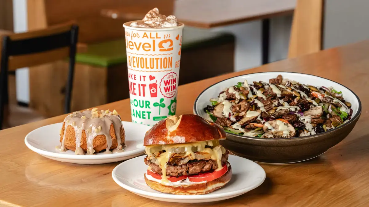 Restaurant or food photograph published by Next Level Veggie Grill