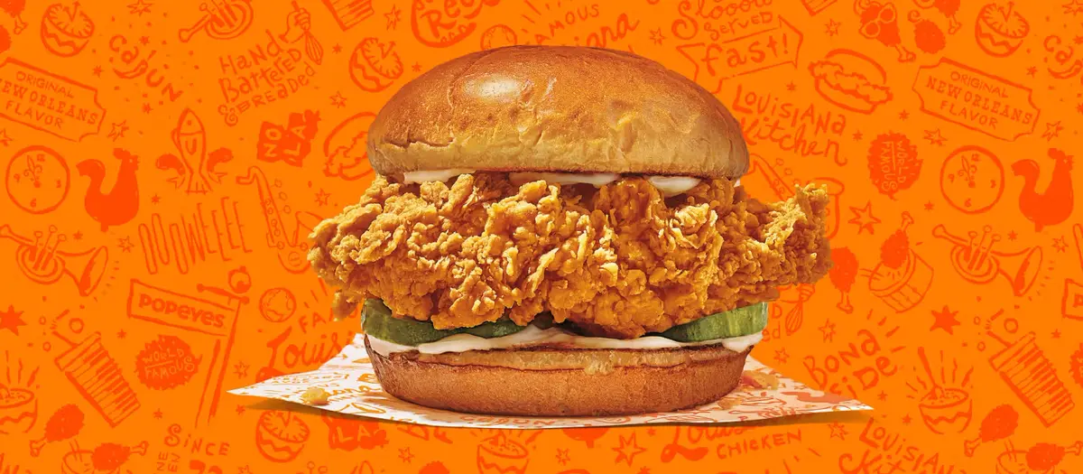 Restaurant or food photograph published by Popeye's