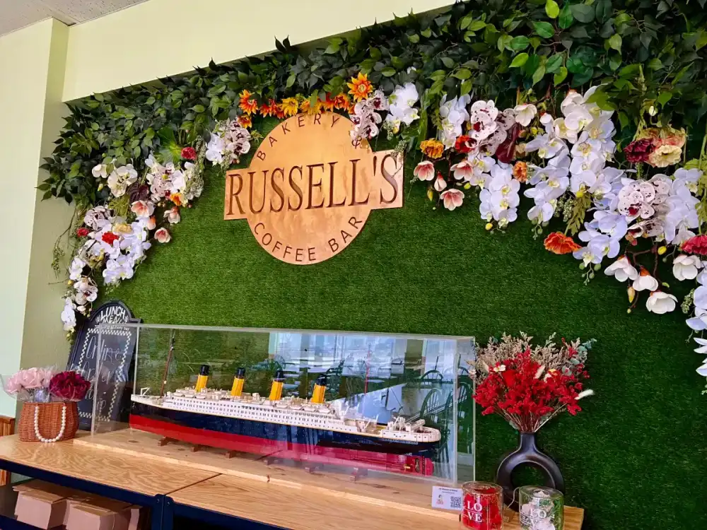 Restaurant or food photograph published by Russell's Bakery & Coffee