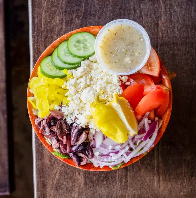 Salad from 600 Degrees Pizzeria