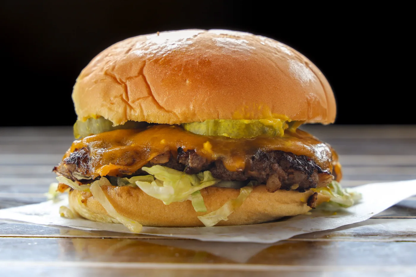 Cheeseburger at JewBoy Burgers