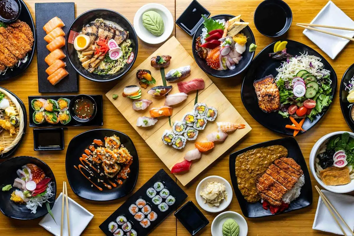 Sushi and Japanese dishes at Komé