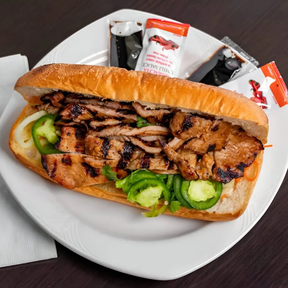 Grilled pork banh mi from LAB C Food Kitchen