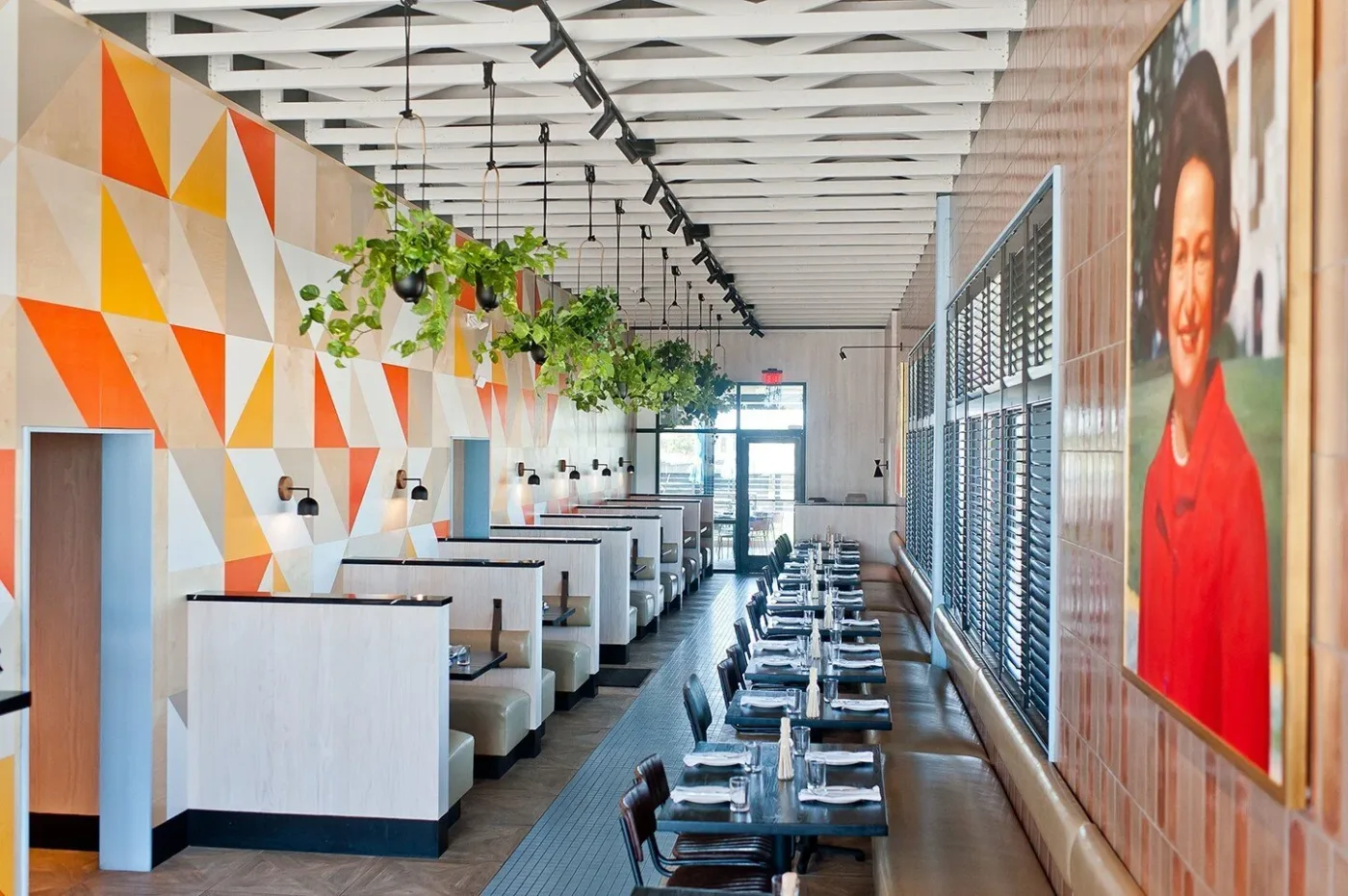 Dining room at the Peached Tortilla in Cedar Park