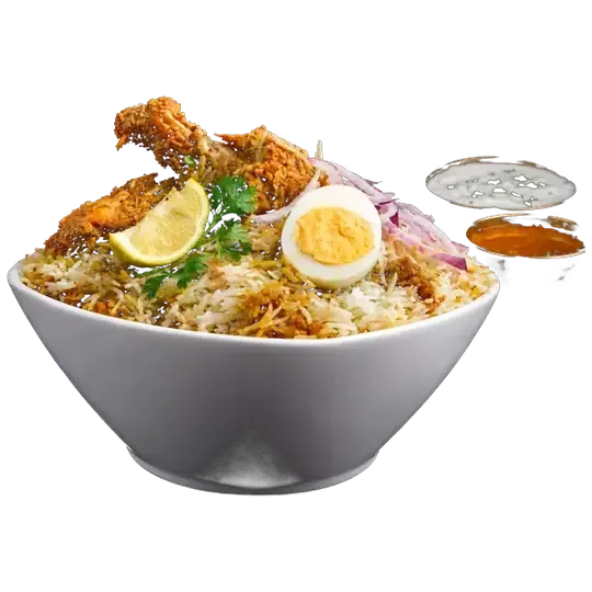 Chicken biryani from Rock N Grill