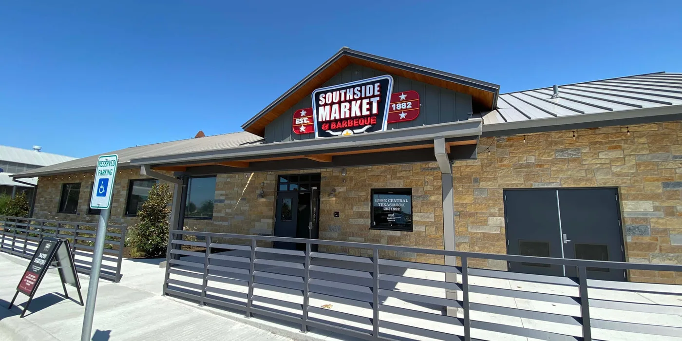 Southside Market entrance in Hutto